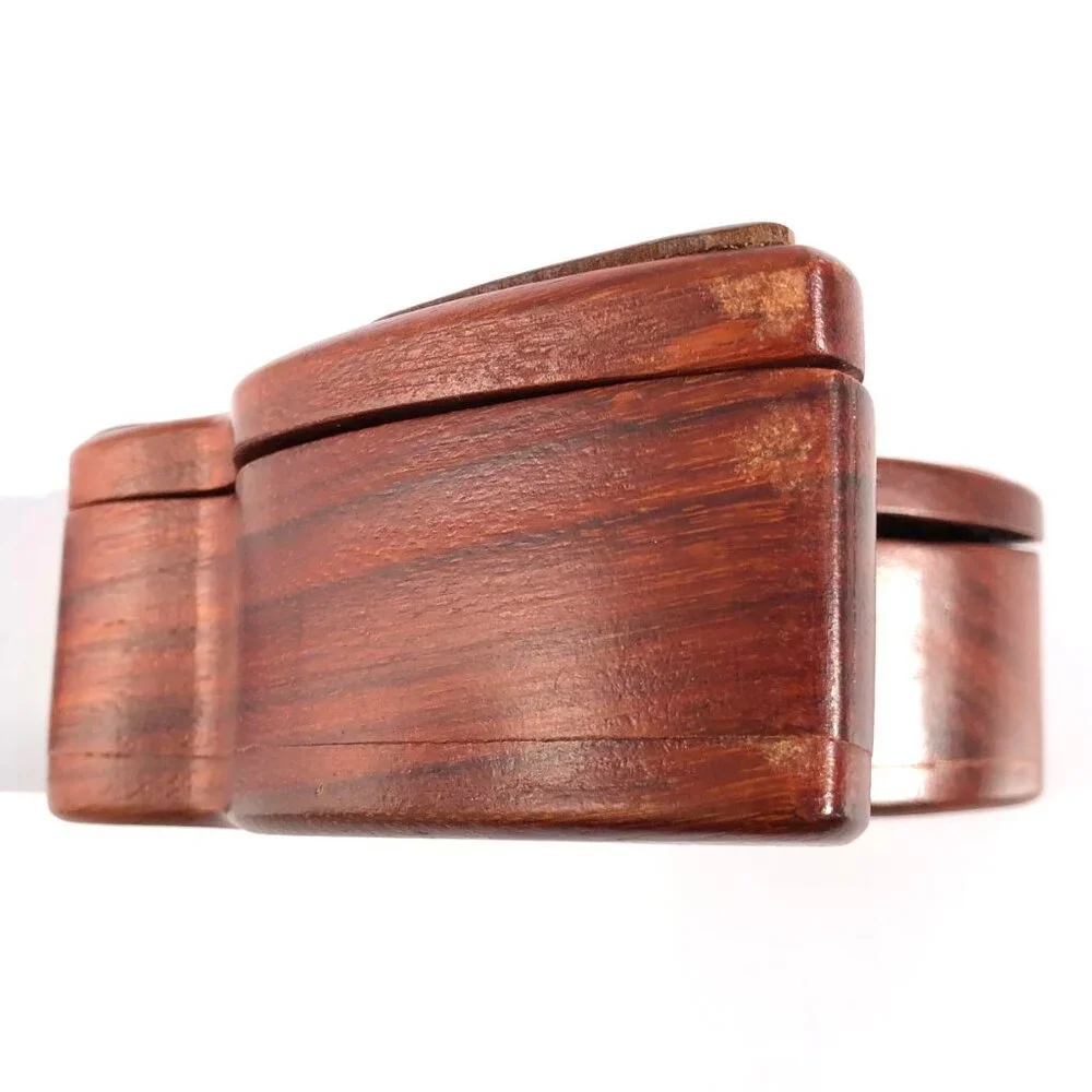 Butterfly Wood Puzzle Box Stash Box secret compartments Intarsia Jewelry Box